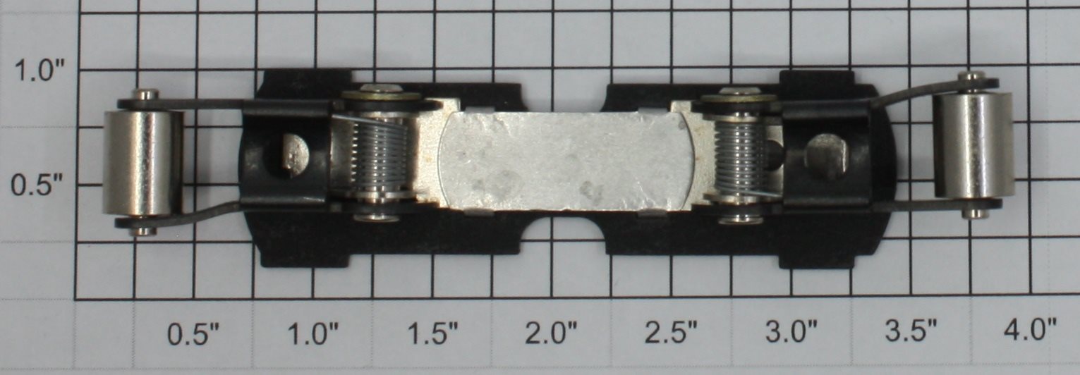 Lionel 224E-90 Motor Pickup / Collector Shoe Plate with Rollers Assembly