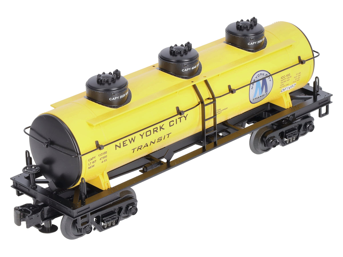 MTH 30-73108 O Gauge MTA 3-Dome Tank Car LN/Box