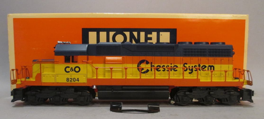 Lionel 6-18204 O Gauge Chessie System SD40 Non-Powered Diesel Locomotive #8204 LN/Box
