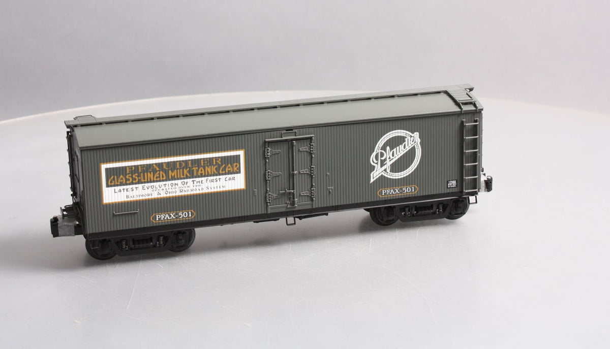 Lionel 6-17332 O Gauge Pfaudler Milk Billboard Refrigeraor Car w/ Tanks #501 NIB
