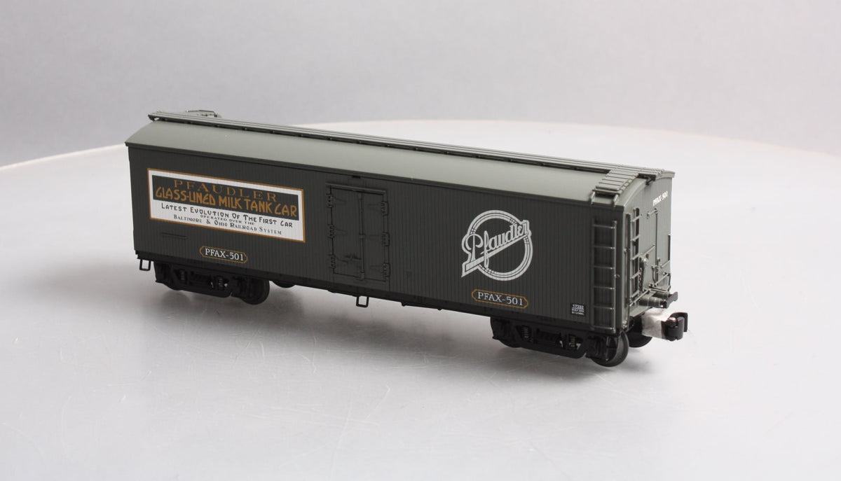 Lionel 6-17332 O Gauge Pfaudler Milk Billboard Refrigeraor Car w/ Tanks #501 NIB