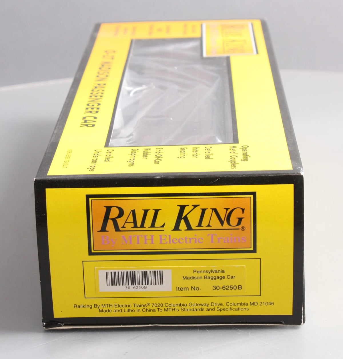MTH 30-6250B O Gauge Pennsylvania Madison Baggage Car #9055 LN/Box