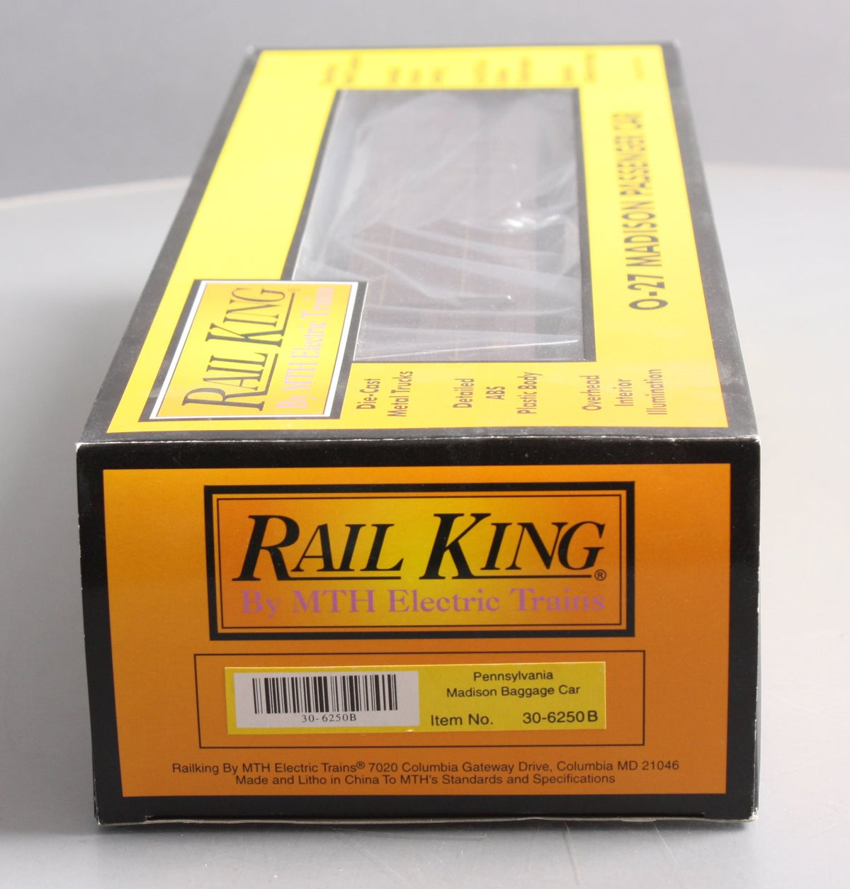 MTH 30-6250B O Gauge Pennsylvania Madison Baggage Car #9055 LN/Box
