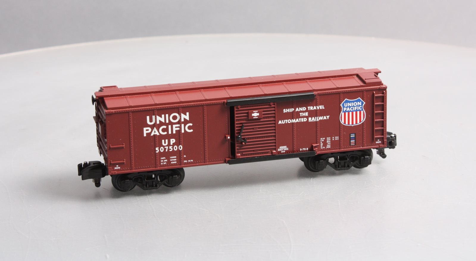 American Flyer 6-49065 S Scale Union Pacific Diesel RailSounds Boxcar #507500 LN/Box