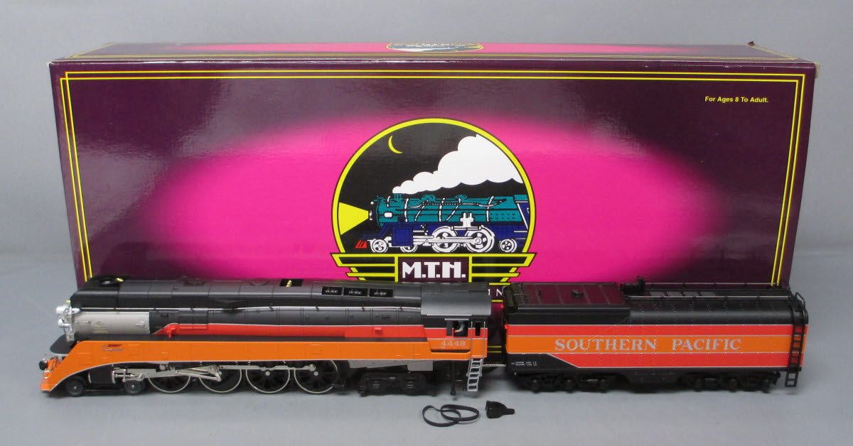 MTH 20-3029-1 O SP 4-8-4 GS-4 Die-Cast Steam Locomotive & Tender w/PS1 #4449 LN/Box