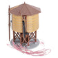 MTH 30-11028 O Scale Operating Wood Water Tower LN/Box