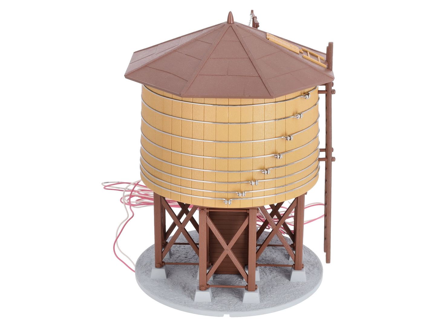 MTH 30-11028 O Scale Operating Wood Water Tower LN/Box
