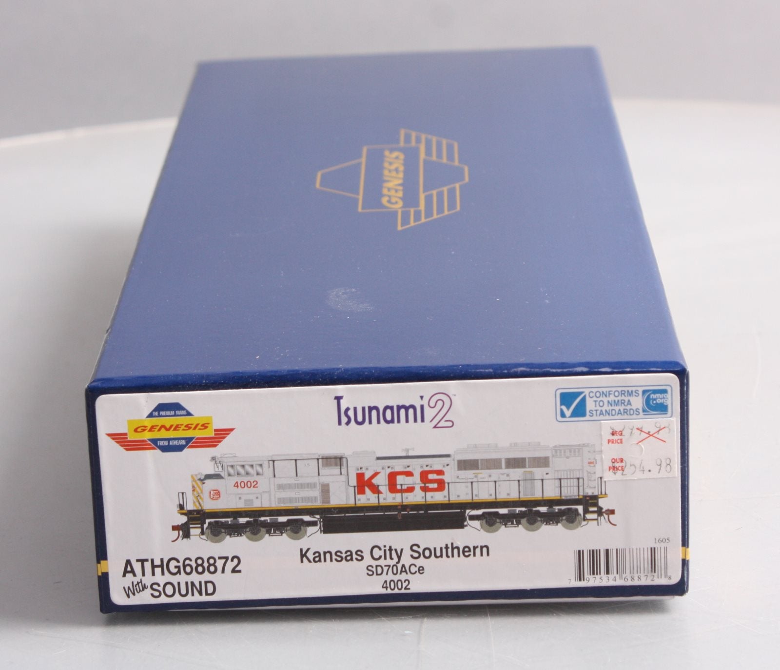 Athearn G68872 HO KCS SD70ACe Diesel Locomotive with DCC & Sound #4002