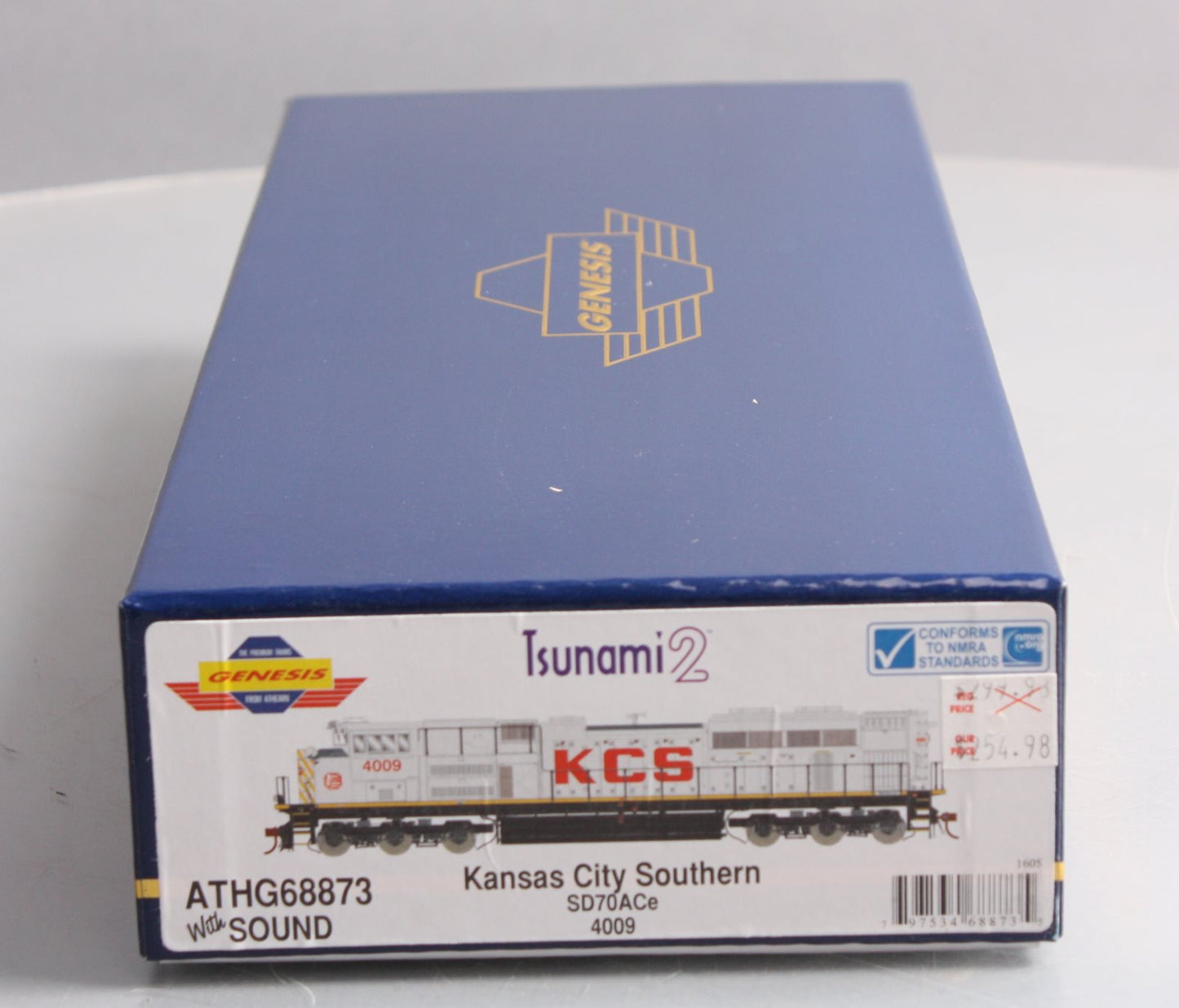Athearn G68873 HO KCS SD70ACe Diesel Locomotive with DCC & Sound #4009