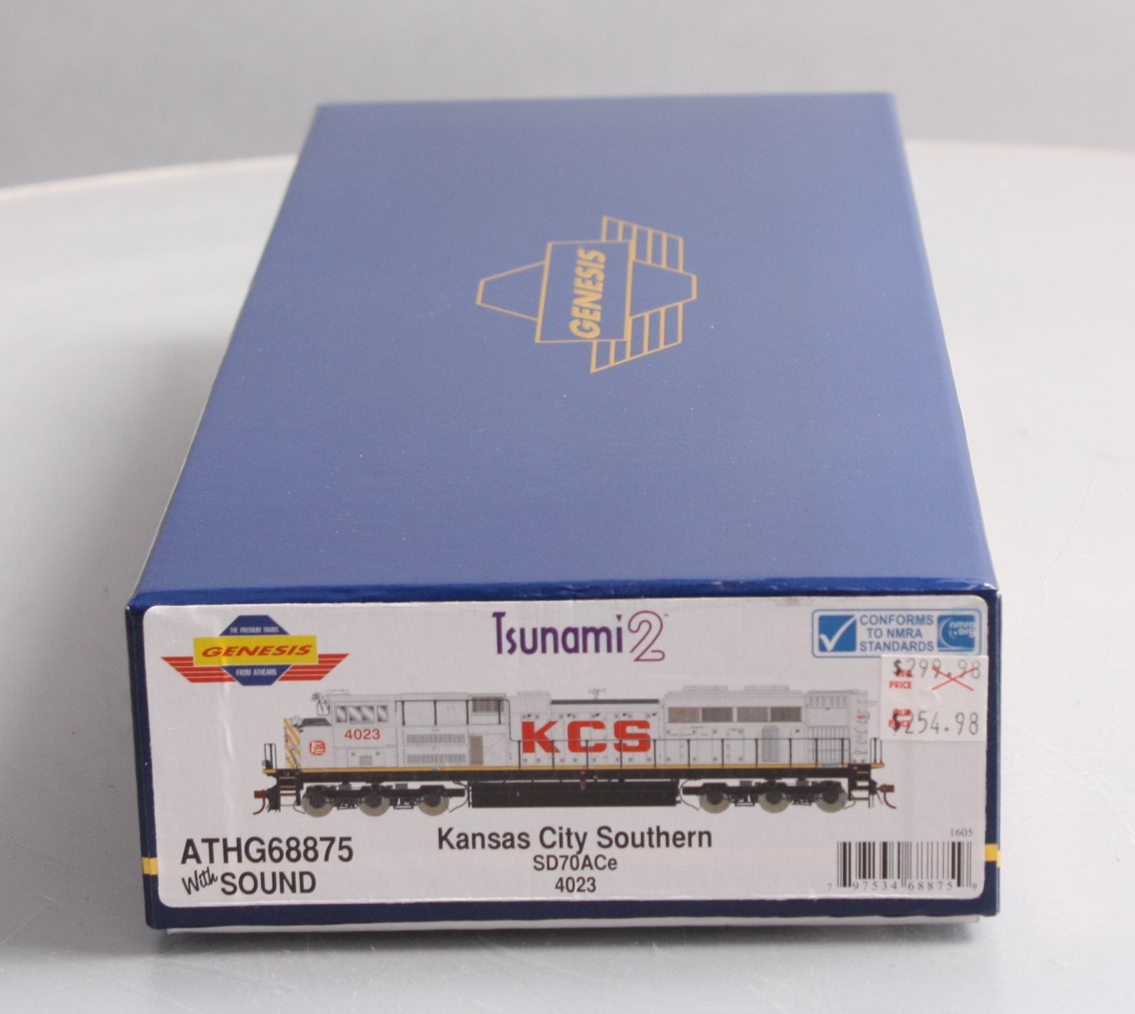 Athearn G68875 HO Scale KCS SD70ACe Diesel Locomotive #4023 w/DCC & Sound