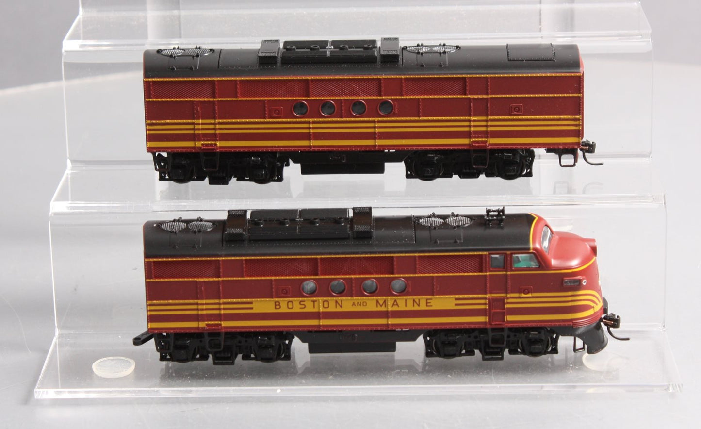 Stewart 5030 HO Boston & Maine FT A/B Powered/Dummy Diesel Locomotive Set MT/Box