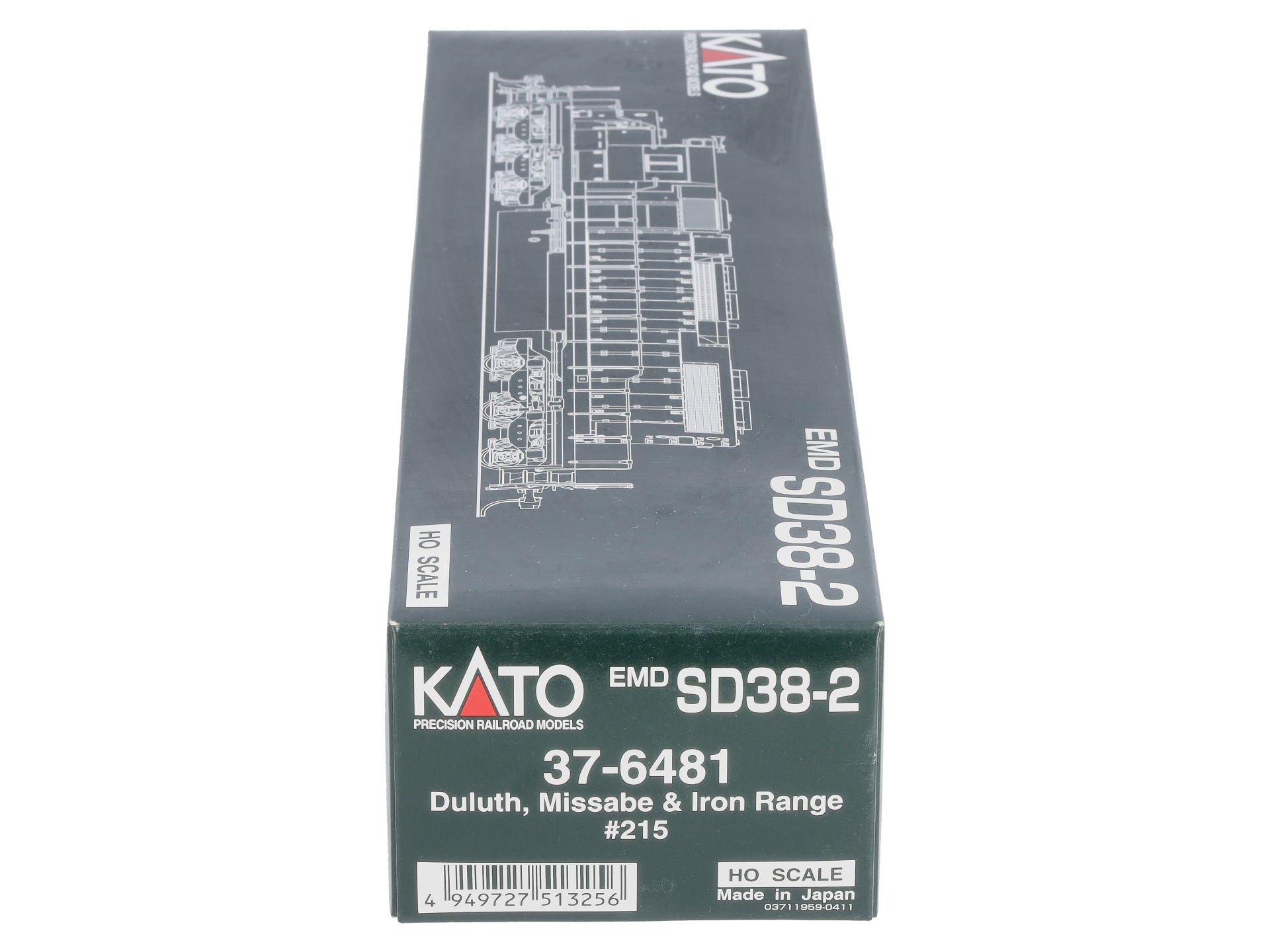 Kato 37-6481 HO DM&IR EMD SD38-2 Diesel Locomotive #215