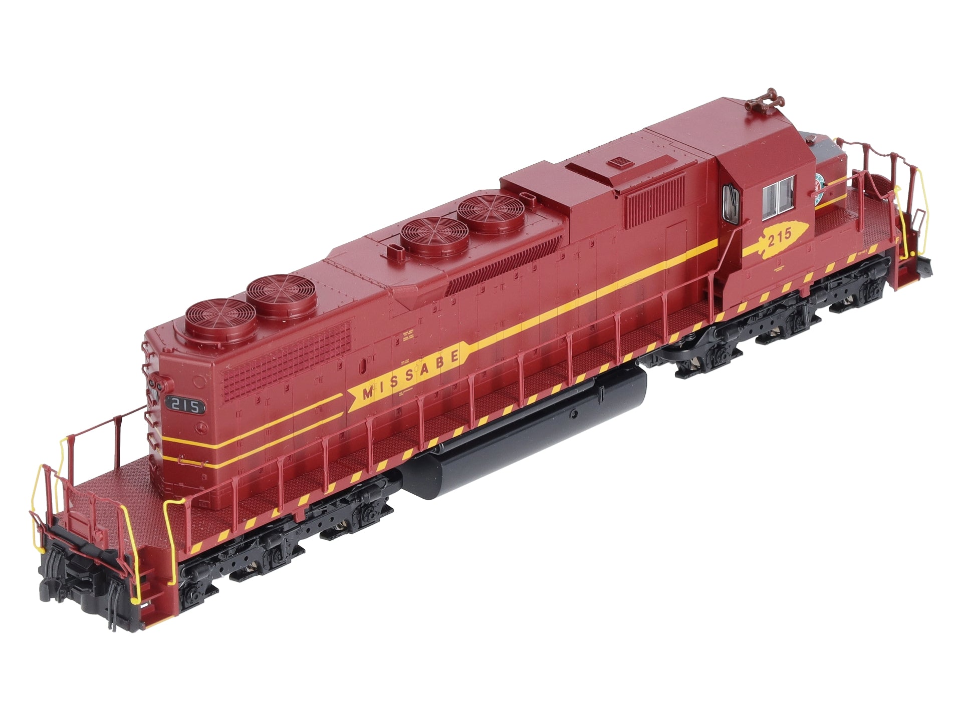 Kato 37-6481 HO DM&IR EMD SD38-2 Diesel Locomotive #215 – Trainz