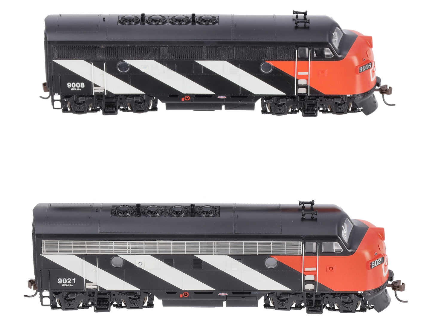 Athearn G2626 HO Scale GTW F-3A/F-3A Diesel Locomotive Set #9021/9008 LN/Box