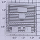 Lionel 6464-375 Silver Multi-Panel Boxcar Door "Central of Georgia"