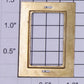 Lionel 217-4 Brass Window Frame Insert
