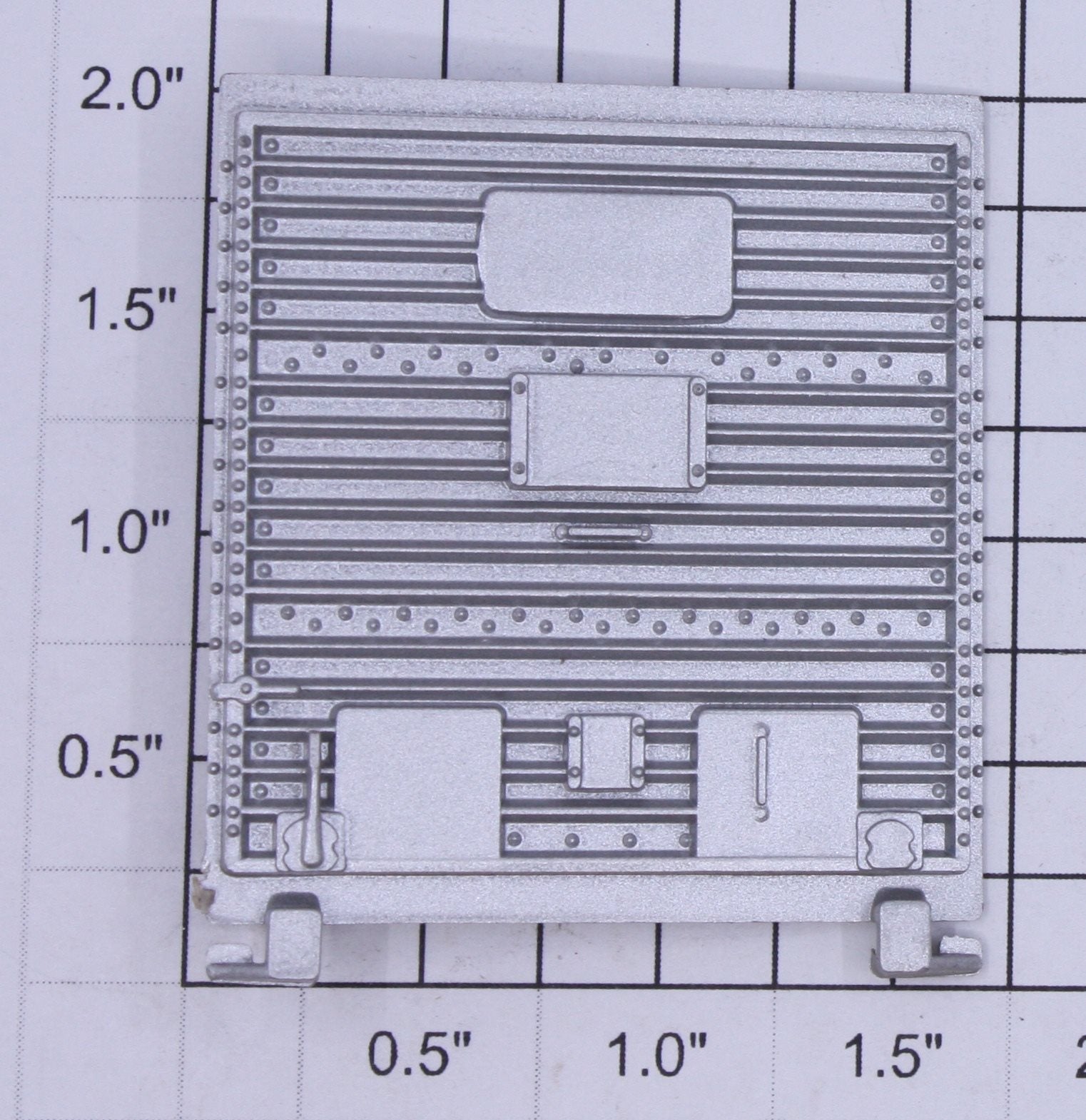 Lionel 9705-12 Silver 5-Panel Boxcar Door w/ Door Guides Fits: #9730, #9739