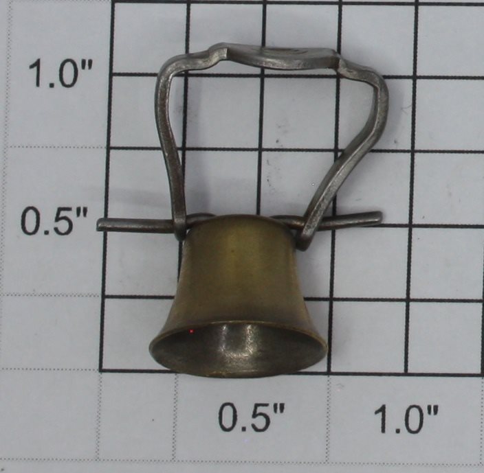 Lionel 1912-10 Standard Gauge Ornamental Nickel Bell and Bracket Fits 42, 150
