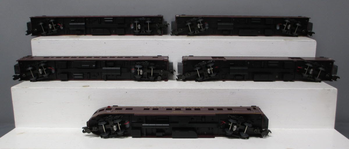 MTH 20-6514 O Gauge Norfolk & Western 70' Streamlined 5-Car Passenger Set LN/Box