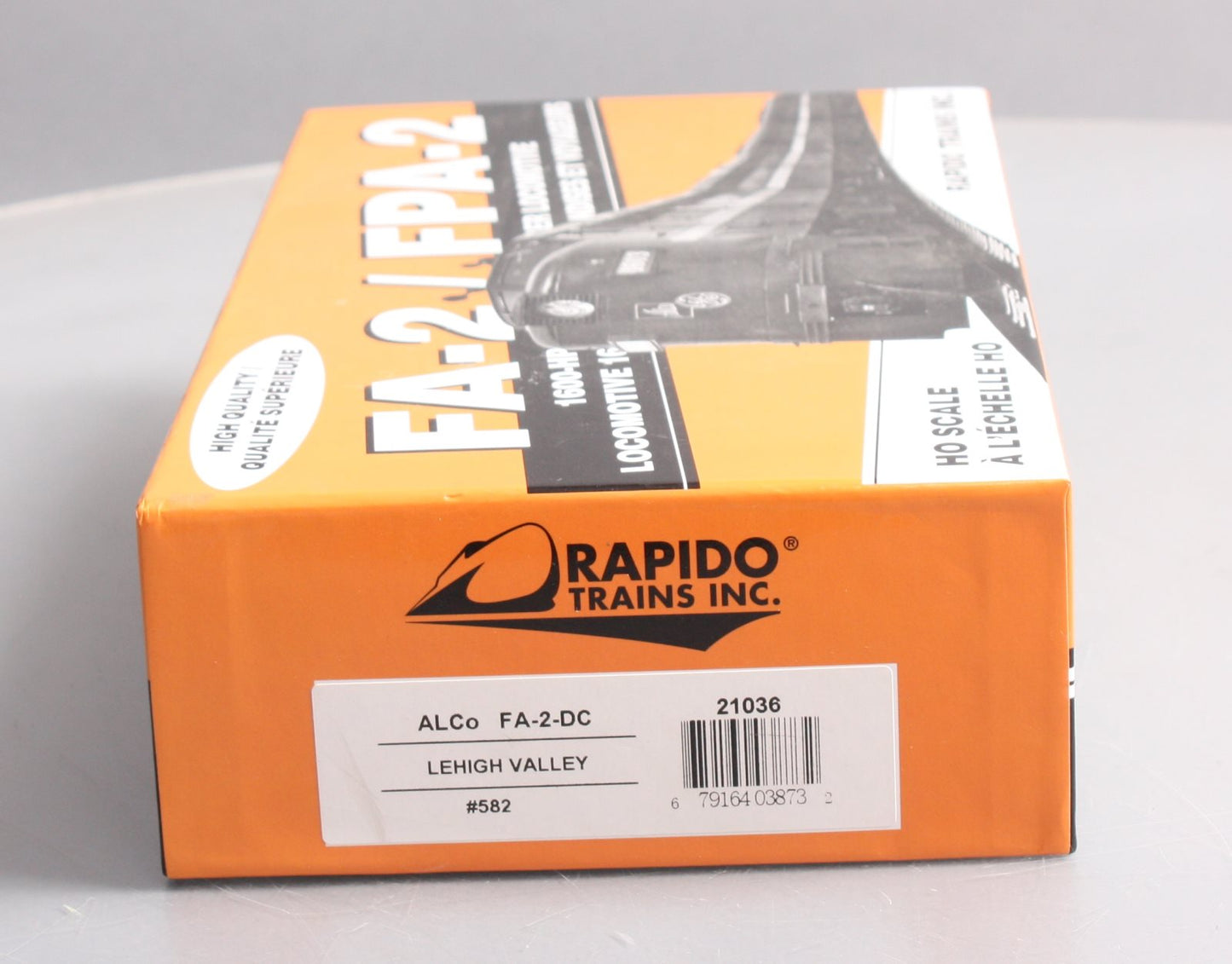 Rapido Trains 21036 HO Lehigh Valley ALCO FA-2 Diesel Loco Standard DC #582