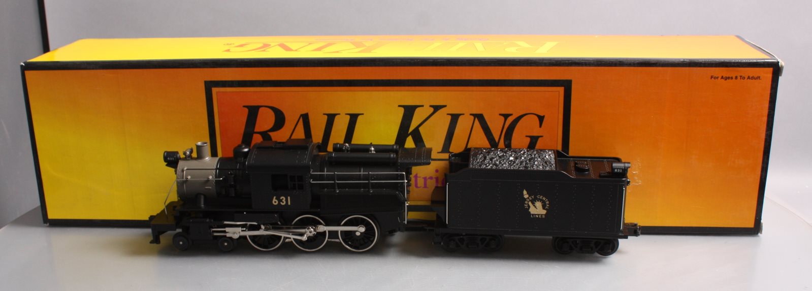 MTH 30-1141-1 O Gauge Jersey Central 4-6-0 Camelback Engine & Tender w/PS1 #631 LN/Box