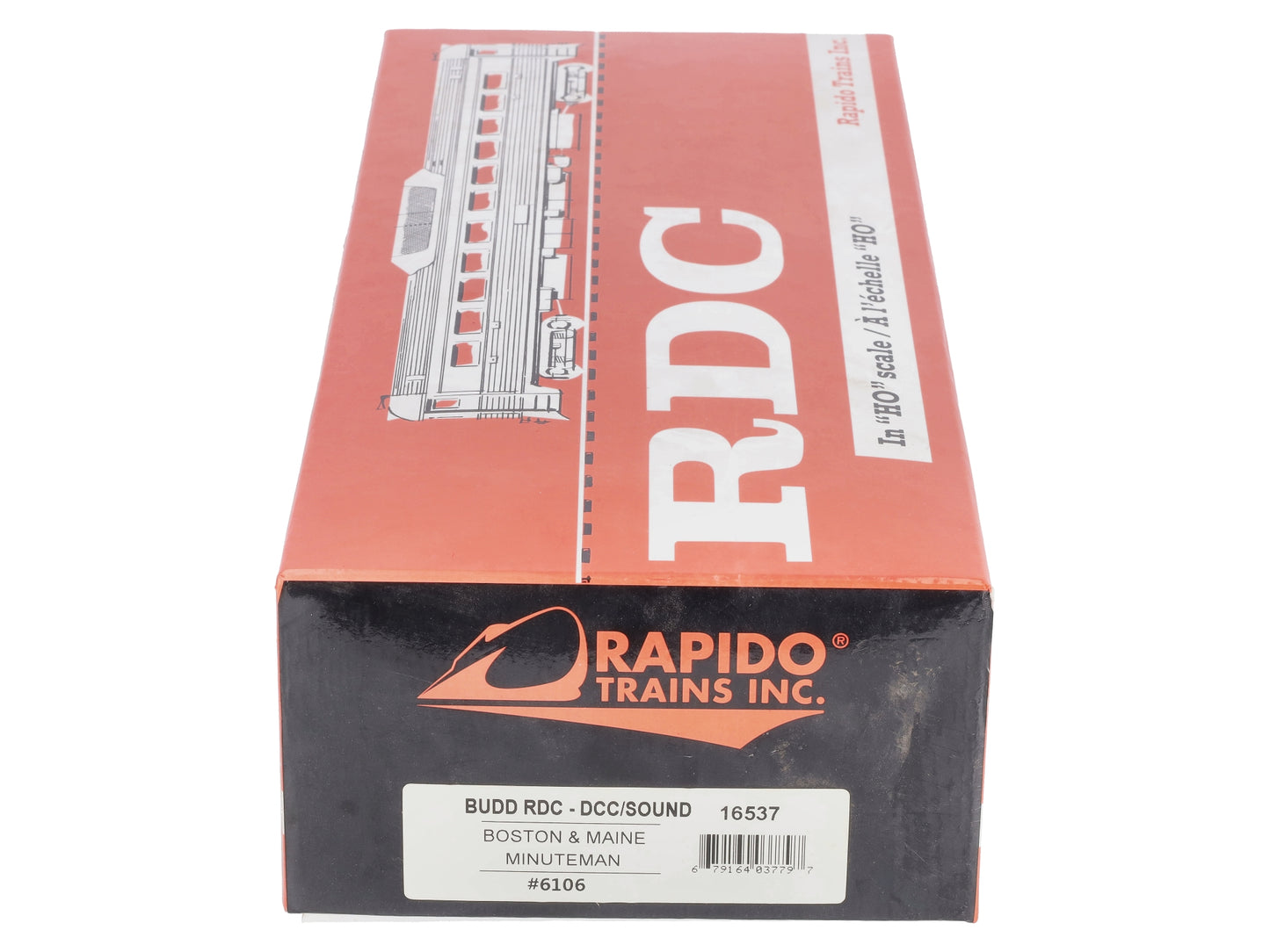 Rapido Trains 16537 HO Boston & Maine Budd RDC-1 Phase 1C #6106