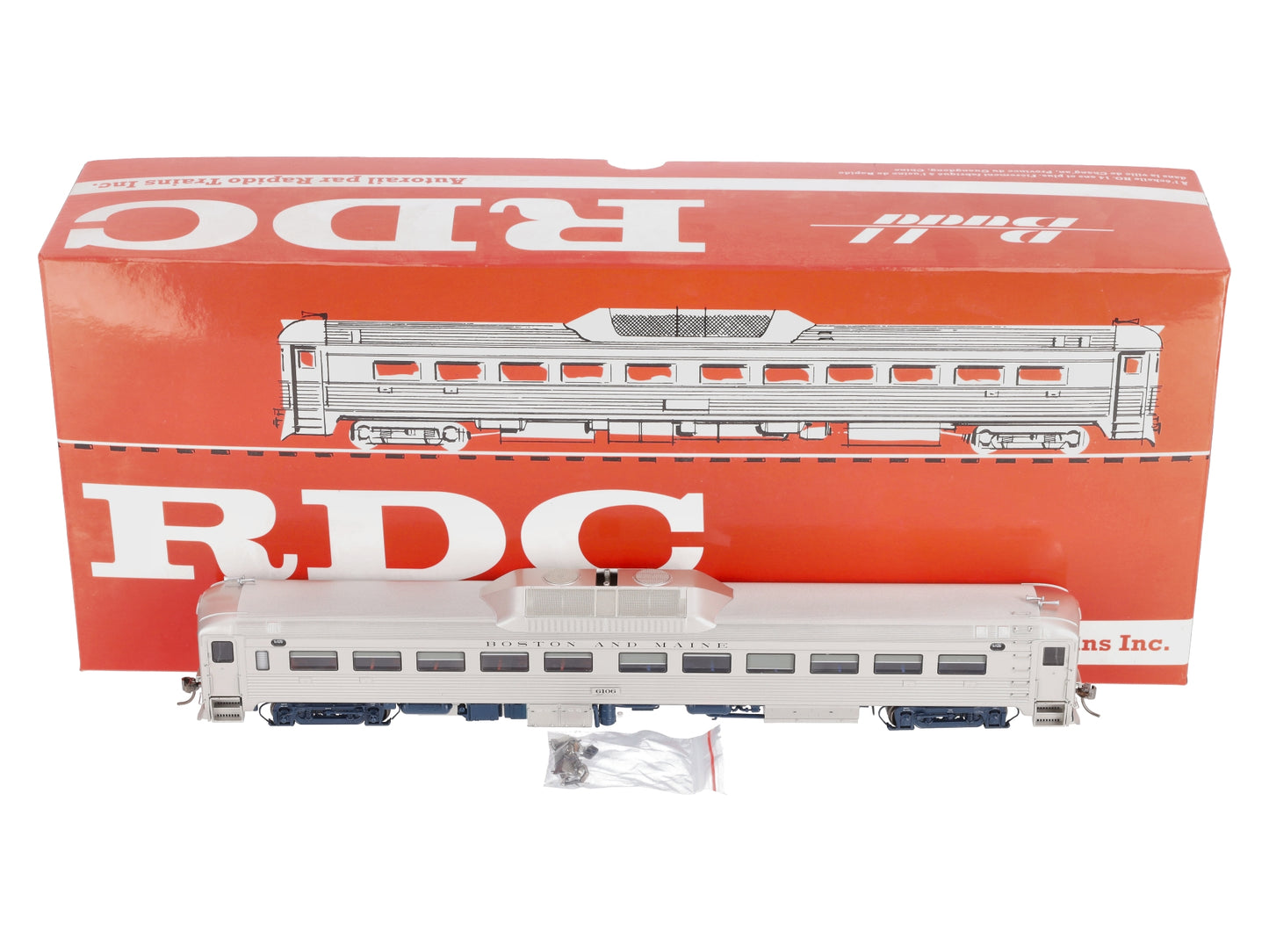 Rapido Trains 16537 HO Boston & Maine Budd RDC-1 Phase 1C #6106