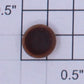 Lionel 1121-55 O Gauge Dark Red Hard Plastic Lens