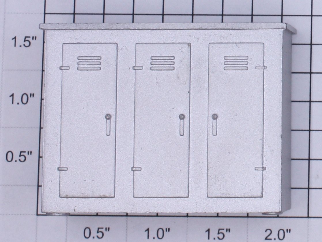 Lionel 4098-420 Silver Metal Communications Equipment Locker
