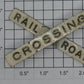 Lionel 154-13 Metal Railroad Crossing Cross Arm
