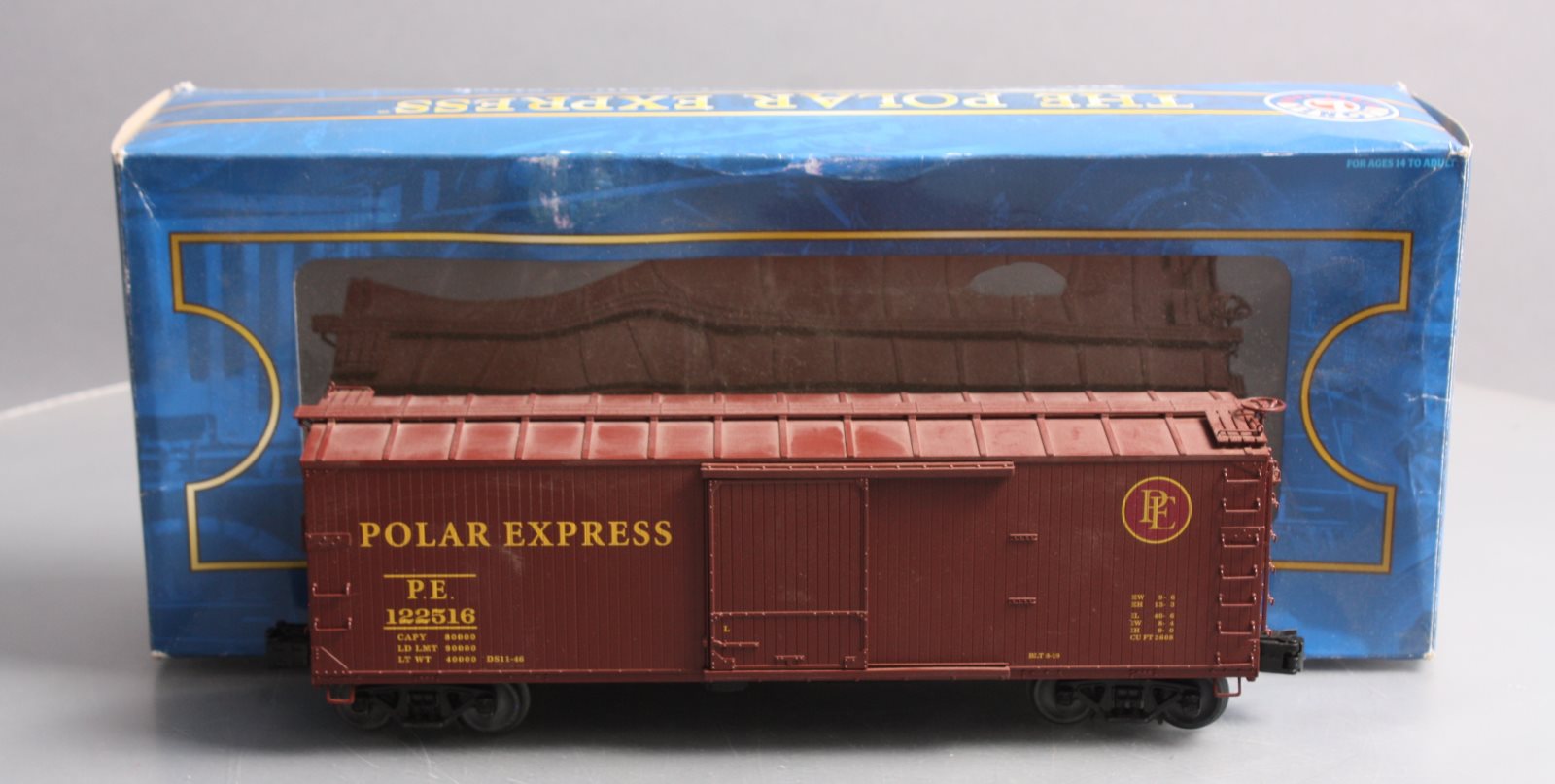 Lionel 6-83352 O The Polar Express USRA Double Sheathed Box