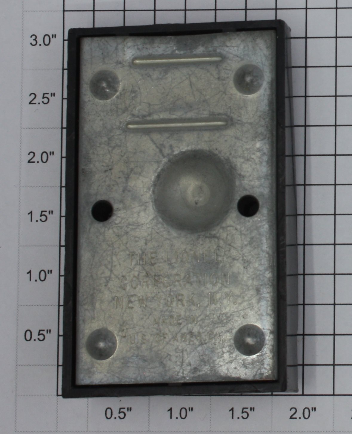 Lionel 90C O Gauge Control Switch with Crosshatch Front