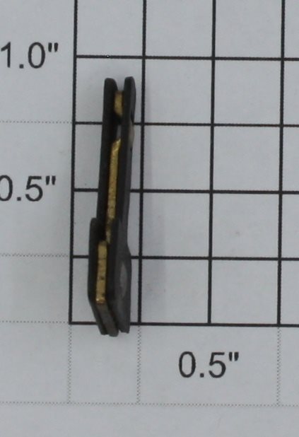 Lionel NH-9 O Gauge Black Fiber Headlight Contact Insert Assembly