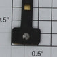 Lionel NH-9 O Gauge Black Fiber Headlight Contact Insert Assembly