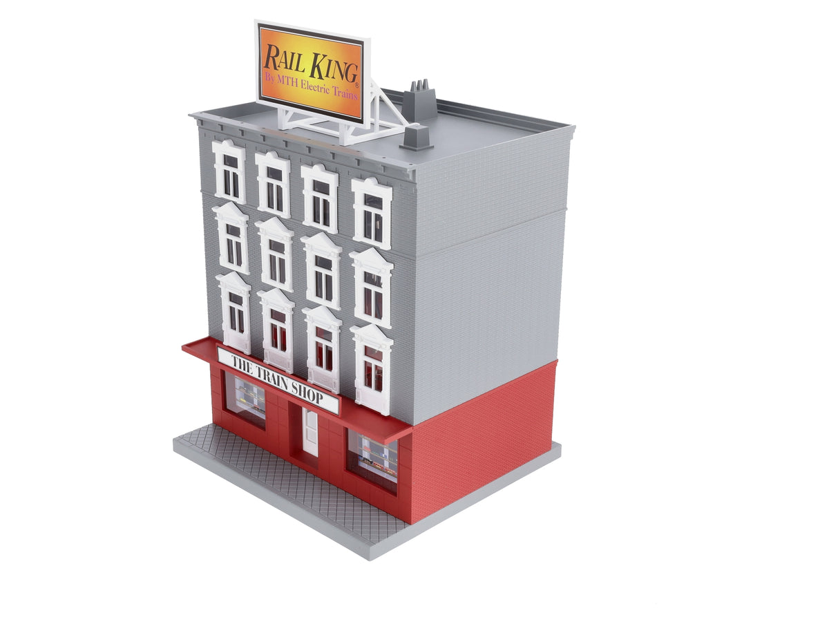 MTH 30-9004 O Rail Town The Train Shop Assembled Building LN/Box