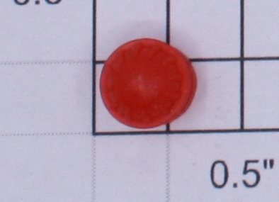 Lionel 1121C-55 Bright Red Ribbed Rubber Lens