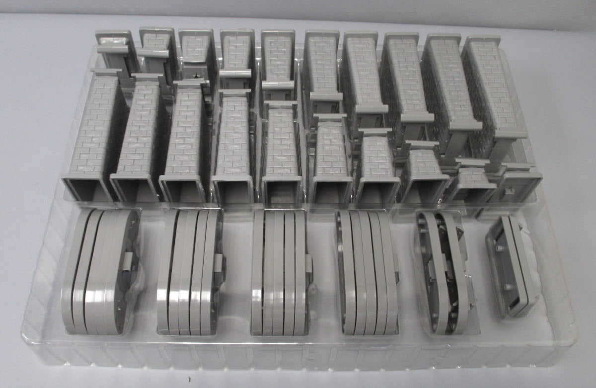 MTH 40-1033 O RealTrax - 24-Piece Graduated Trestle System Set LN/Box