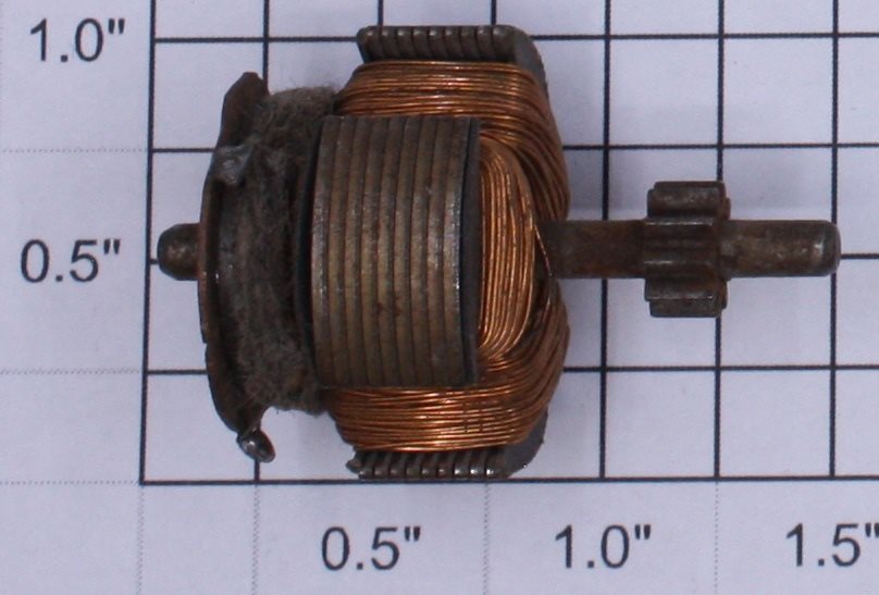 Lionel 1001M-23 Scout Motor Armature & Pinion