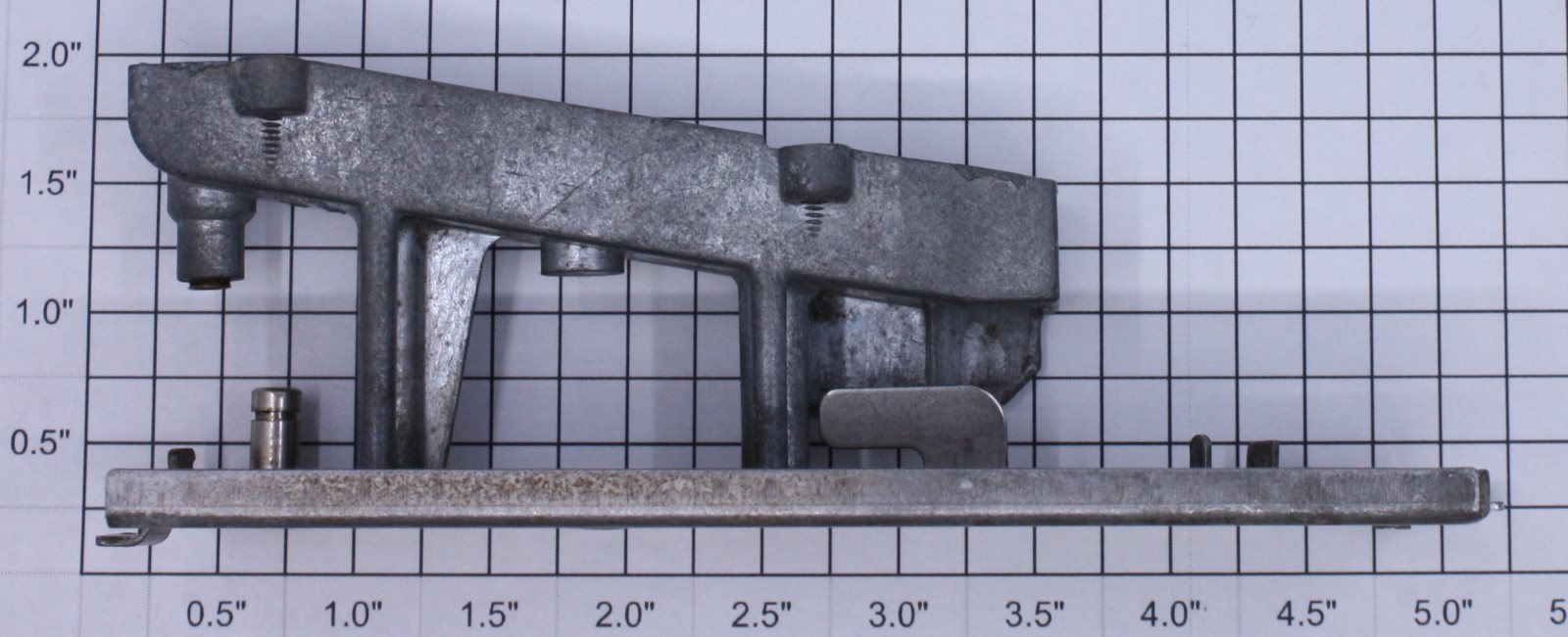 Lionel 3462-94 Milk Car Metal Bottom Mechanism Frame Assembly with Chute