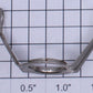 Lionel 3520-9 O Gauge Silver Metal Searchlight Bracket