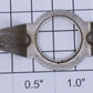 Lionel 3520-9 O Gauge Silver Metal Searchlight Bracket