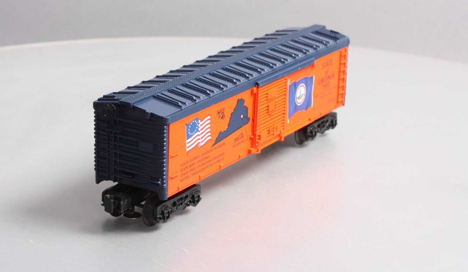Lionel 6-7610 O Gauge State of Virginia Boxcar #7610 LN/Box