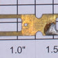 Lionel 1001M-5 Brass Roller Contact Strip