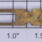 Lionel 1001M-5 Brass Roller Contact Strip