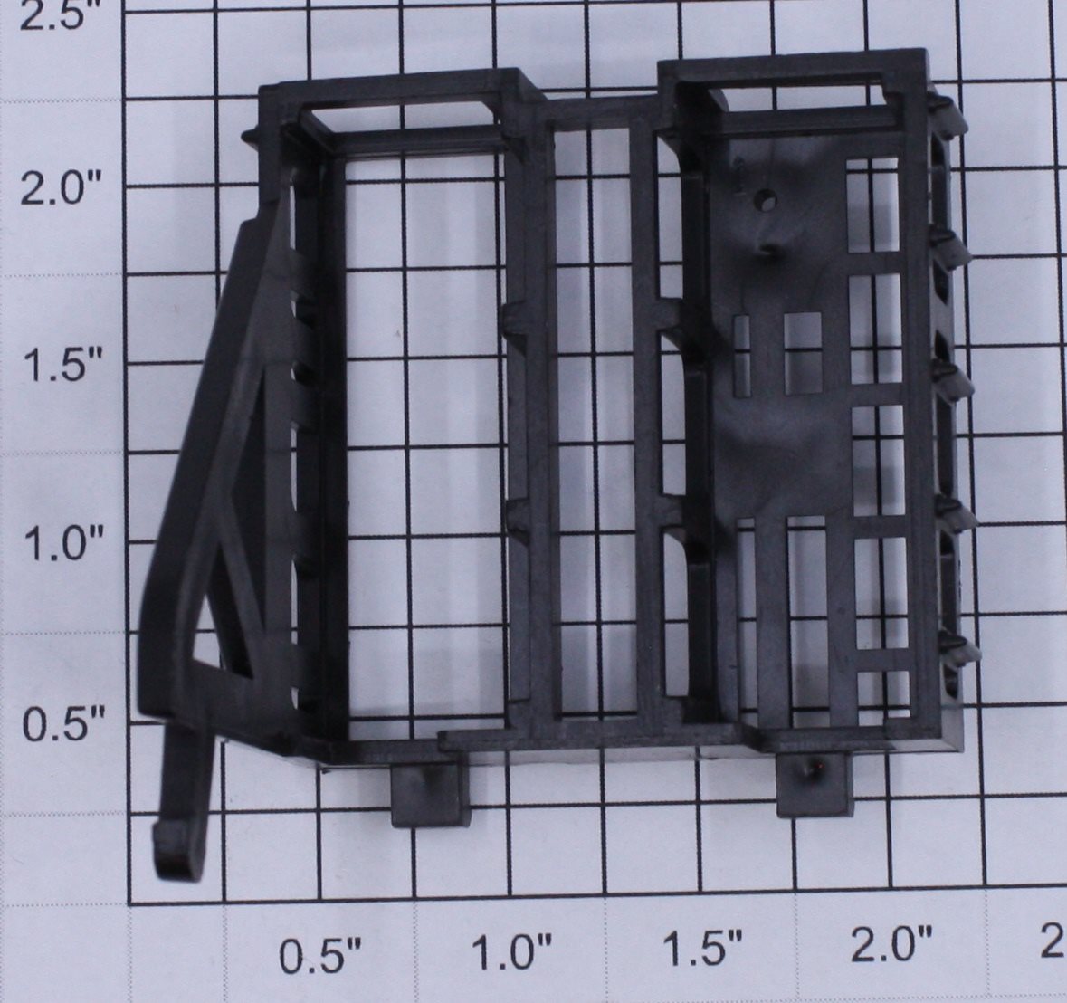 Lionel 6348-25 O Gauge Black Flatcar Bulkhead End without Brake Wheel