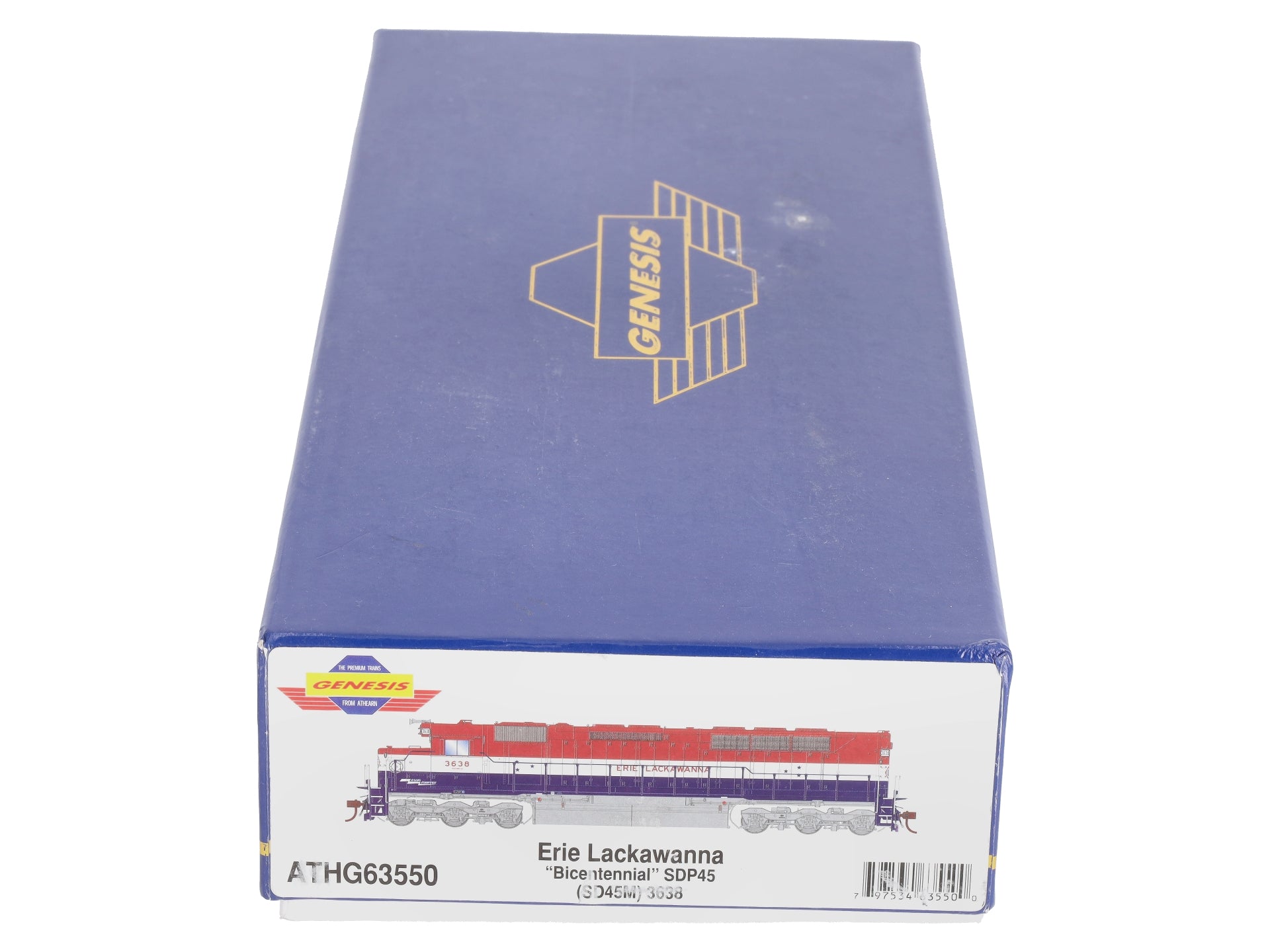 Athearn G63550 HO Erie Lackawanna Diesel Locomotive #3638 – Trainz