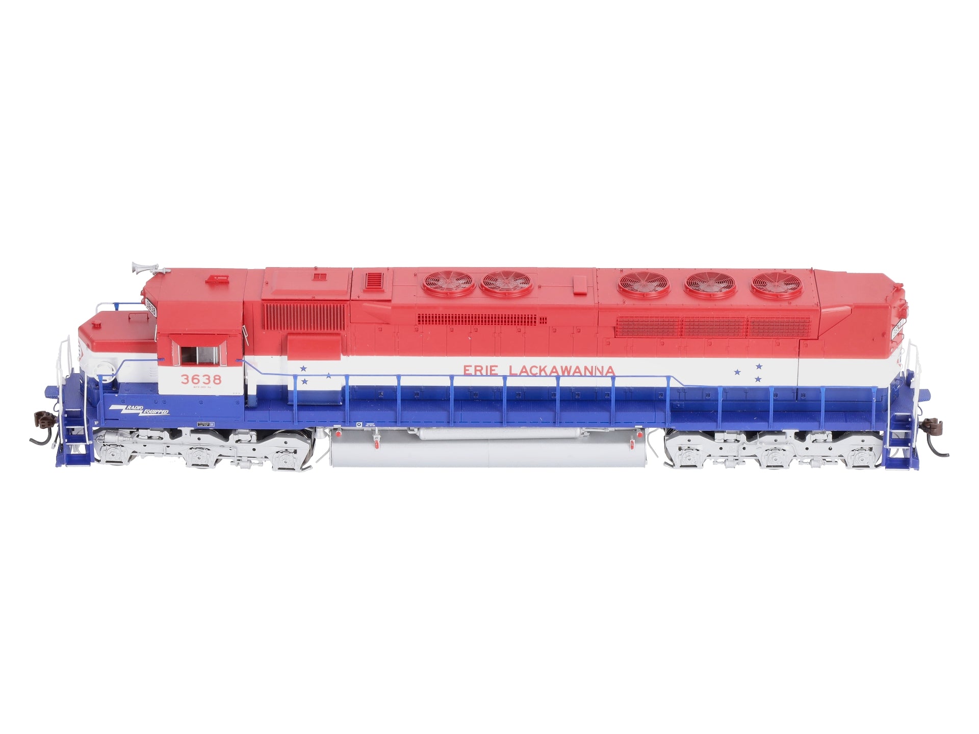 Athearn G63550 HO Erie Lackawanna Diesel Locomotive #3638 – Trainz