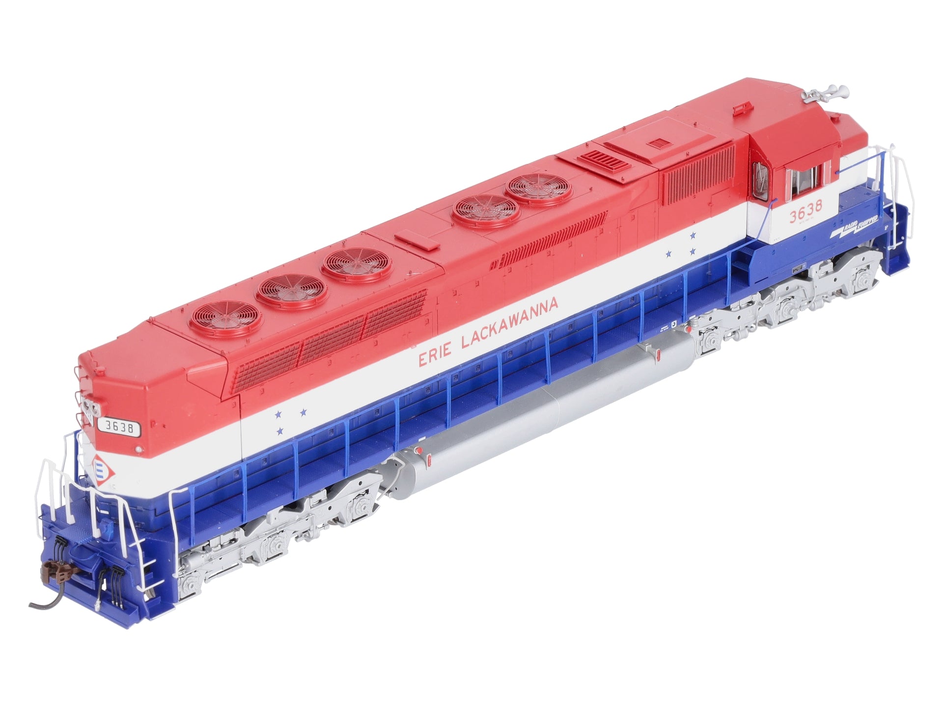 Athearn G63550 HO Erie Lackawanna Diesel Locomotive #3638 – Trainz