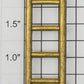 Lionel 400E-82 Brass 6-Rung Tender Ladder