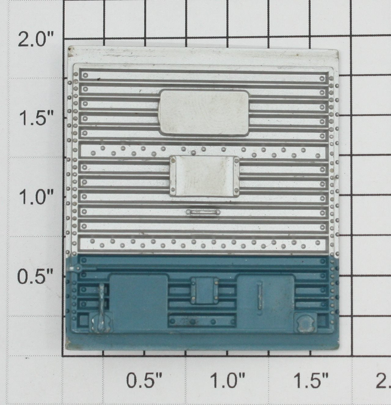Lionel 36760-12 Silver and Teal 5-Panel Boxcar Door-No Door Guides